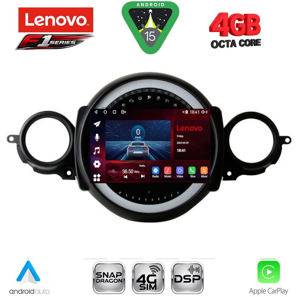 LENOVO SSQ 9064_CPA (9inc) MULTIMEDIA TABLET for MINI COOPER (R56-R57) mod. 2006-2014 - CLUBMAN (R55) mod. 2007-2014 LENOVO SSQ 9064_CPA (9inc) MULTIMEDIA TABLET for MINI COOPER (R56-R57) mod. 2006-2014 - CLUBMAN (R55) mod. 2007-2014