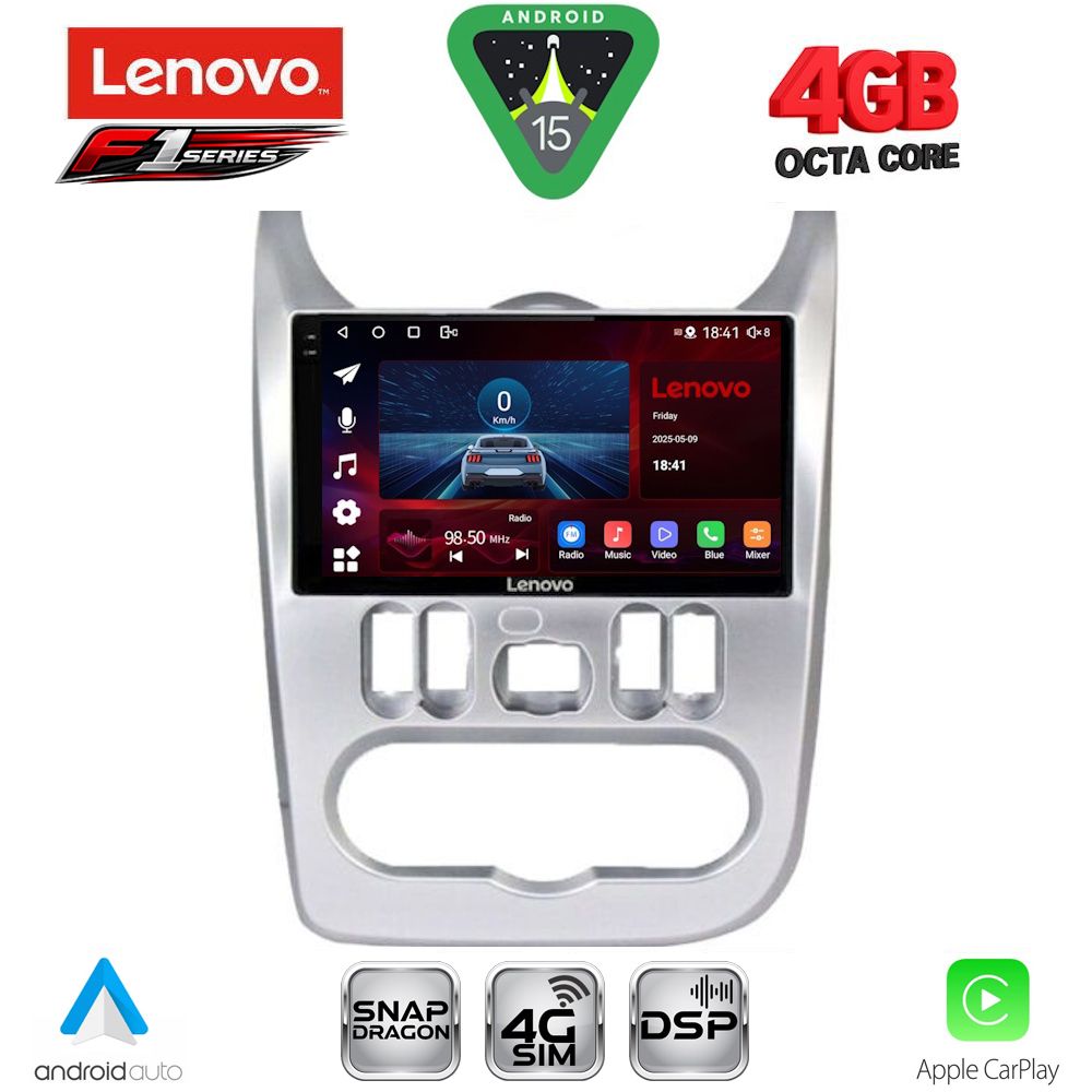 LENOVO SSQ 9101SL_CPA (9inc) MULTIMEDIA TABLET for DACIA DUSTER – LOGAN – SANDERO mod. 2006-2012 (SILVER) LENOVO SSQ 9101SL_CPA (9inc) MULTIMEDIA TABLET for DACIA DUSTER – LOGAN – SANDERO mod. 2006-2012 (SILVER)