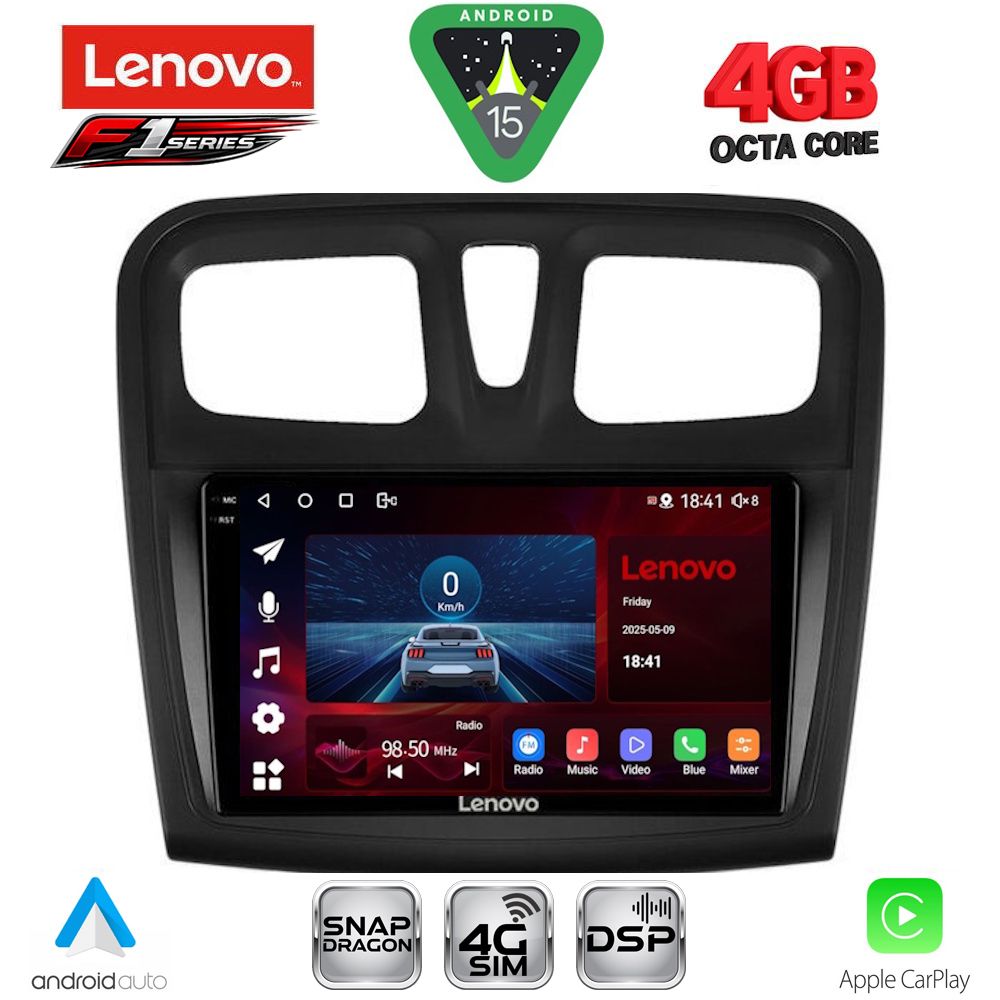 LENOVO SSQ 9108SQ_CPA (9inc) MULTIMEDIA TABLET for DACIA LOGAN – SANDERO mod. 2012-2019 LENOVO SSQ 9108SQ_CPA (9inc) MULTIMEDIA TABLET for DACIA LOGAN – SANDERO mod. 2012-2019
