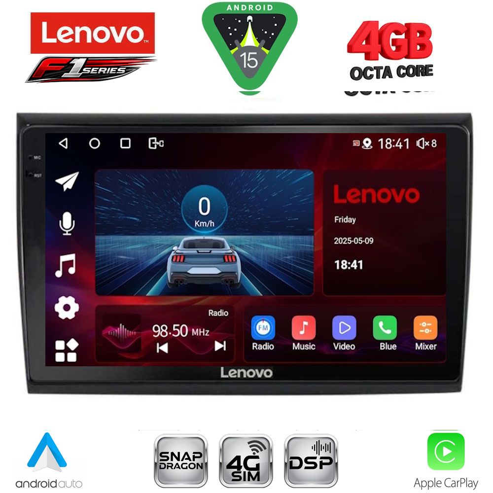 LENOVO SSQ 9136_CPA (9inc) MULTIMEDIA TABLET for FIAT BRAVO mod. 2007-2019 LENOVO SSQ 9136_CPA (9inc) MULTIMEDIA TABLET for FIAT BRAVO mod. 2007-2019