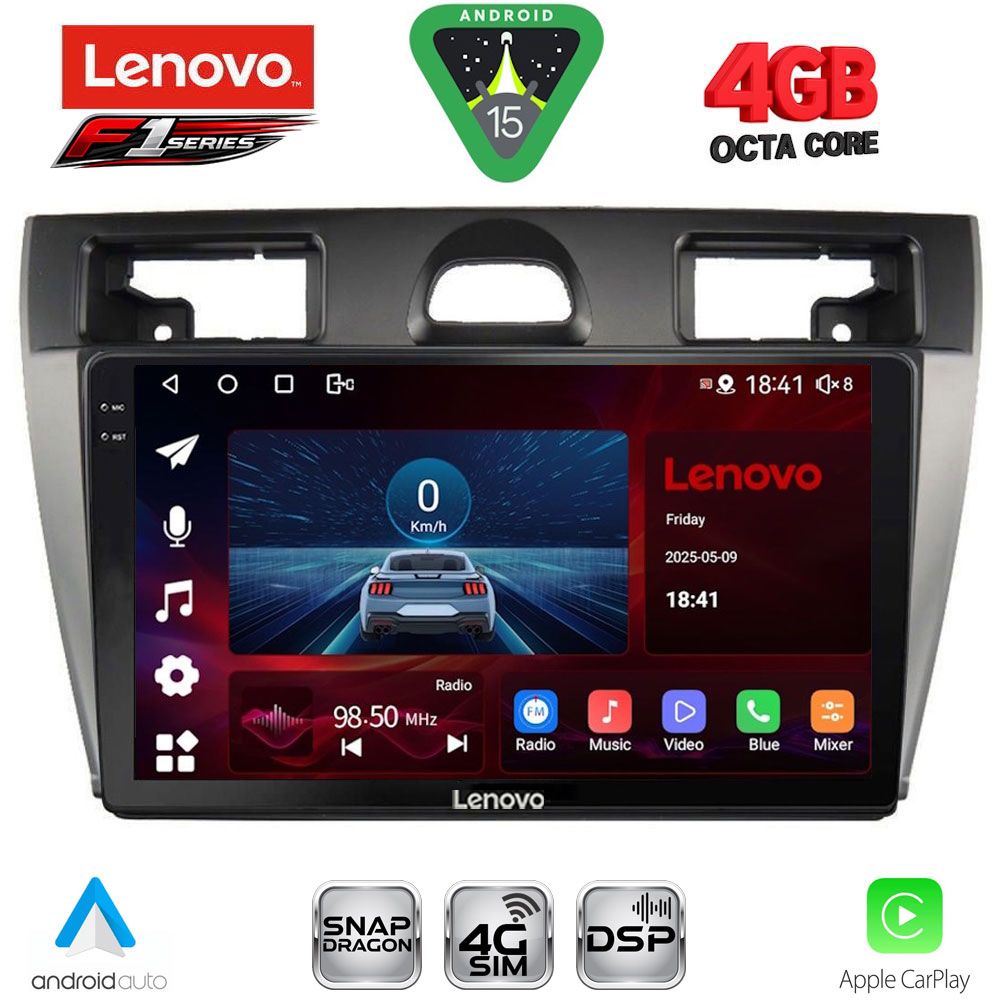 LENOVO SSQ 9153SL_CPA (9inc) MULTIMEDIA TABLET for FORD FIESTA mod. 2005-2008 (SILVER) LENOVO SSQ 9153SL_CPA (9inc) MULTIMEDIA TABLET for FORD FIESTA mod. 2005-2008 (SILVER)
