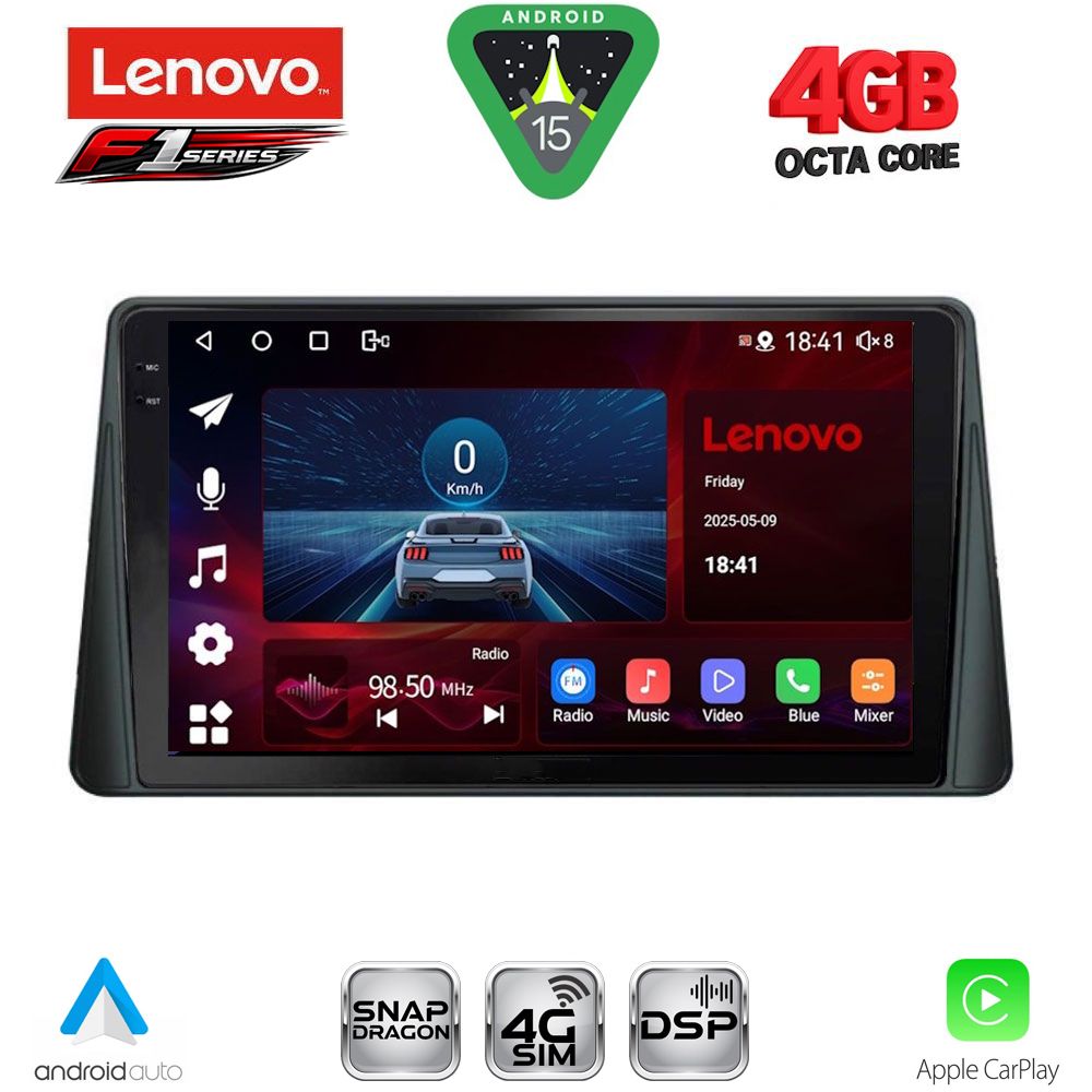 LENOVO SSQ 9158_CPA (9inc) MULTIMEDIA TABLET for FORD FOCUS mod. 2019-2025 LENOVO SSQ 9158_CPA (9inc) MULTIMEDIA TABLET for FORD FOCUS mod. 2019-2025
