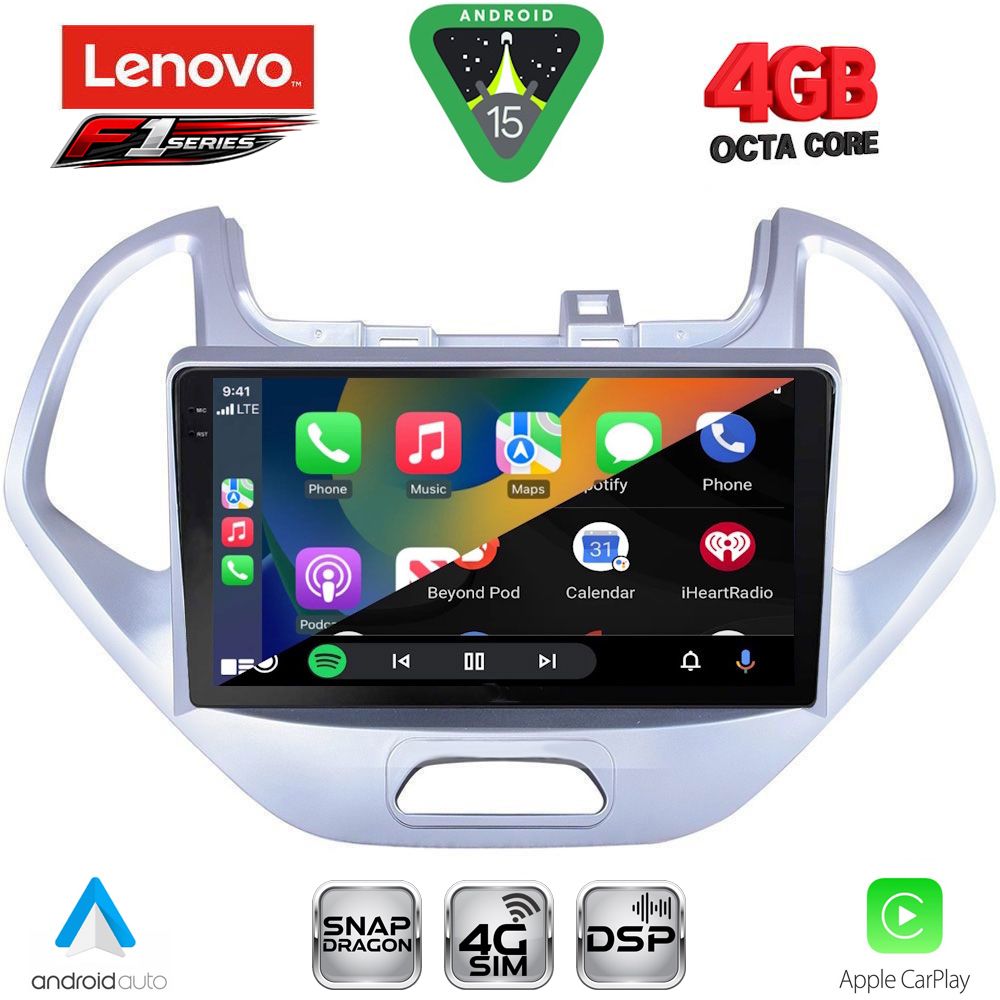 LENOVO SSQ 9167LO_CPA (9inc) MULTIMEDIA TABLET for FORD KA mod. 2017-2024 LENOVO SSQ 9167LO_CPA (9inc) MULTIMEDIA TABLET for FORD KA mod. 2017-2024
