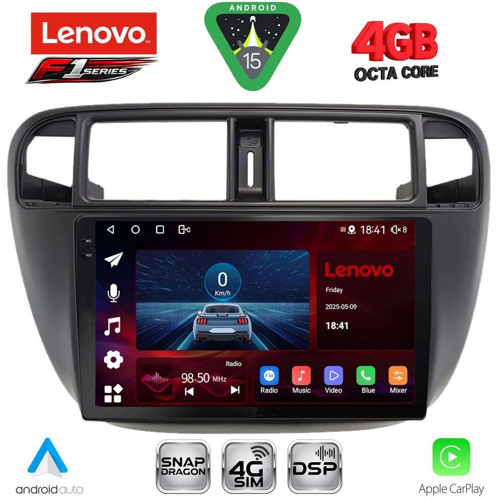 LENOVO SSQ 9186_CPA A/C (9inc) MULTIMEDIA TABLET for HONDA CIVIC mod. 1995-2001 LENOVO SSQ 9186_CPA A/C (9inc) MULTIMEDIA TABLET for HONDA CIVIC mod. 1995-2001