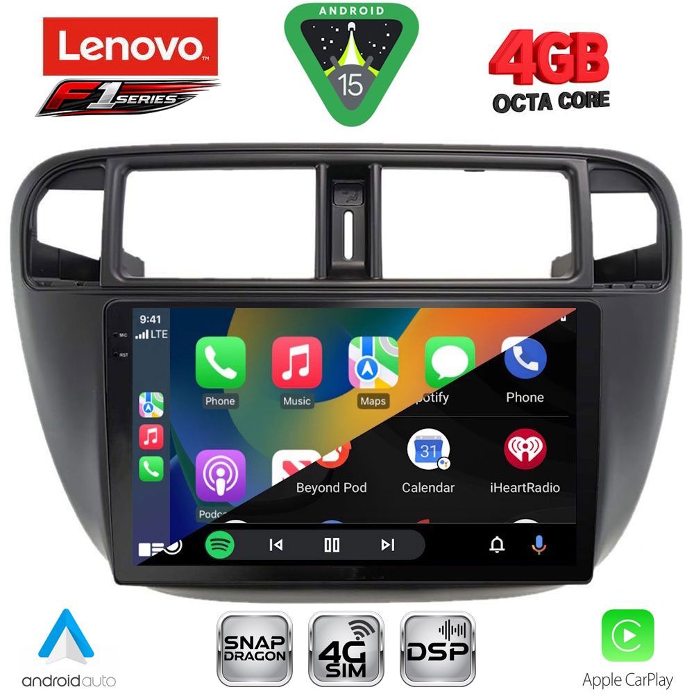 LENOVO SSQ 9186_CPA A/C (9inc) MULTIMEDIA TABLET for HONDA CIVIC mod. 1995-2001 LENOVO SSQ 9186_CPA A/C (9inc) MULTIMEDIA TABLET for HONDA CIVIC mod. 1995-2001