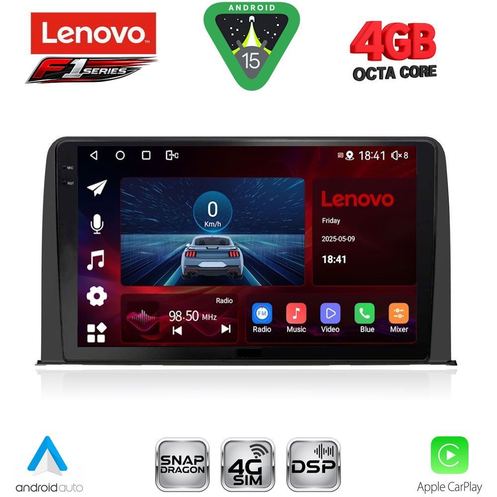 LENOVO SSQ 9199_CPA (10inc) MULTIMEDIA TABLET for HONDA CRV mod. 2017-2023 LENOVO SSQ 9199_CPA (10inc) MULTIMEDIA TABLET for HONDA CRV mod. 2017-2023