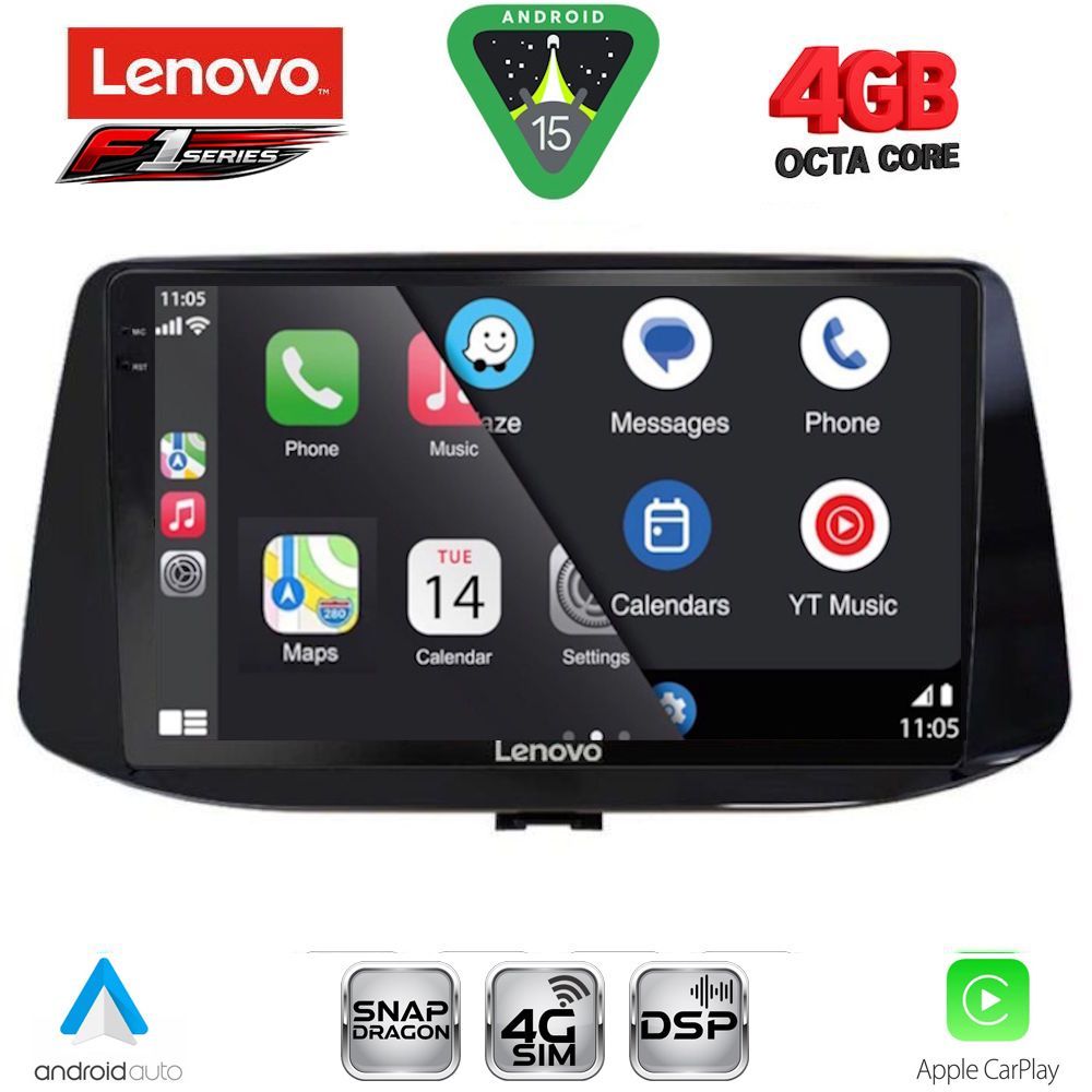 LENOVO SSQ 9233_CPA (9inc) MULTIMEDIA TABLET for HYUNDAI i30 mod. 2018-2025 LENOVO SSQ 9233_CPA (9inc) MULTIMEDIA TABLET for HYUNDAI i30 mod. 2018-2025