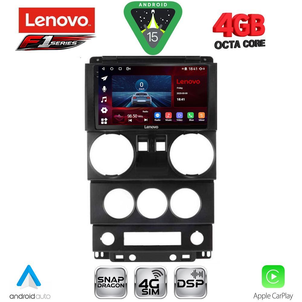 LENOVO SSQ 9293_CPA (9inc) MULTIMEDIA TABLET for JEEP WRANGLER mod. 2006-2011 LENOVO SSQ 9293_CPA (9inc) MULTIMEDIA TABLET for JEEP WRANGLER mod. 2006-2011