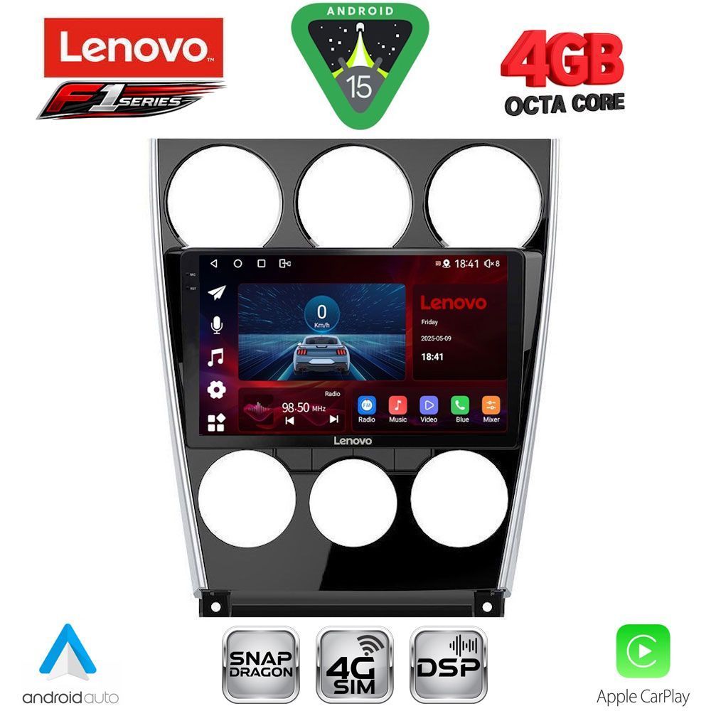 LENOVO SSQ 9375_CPA (9inc) MULTIMEDIA TABLET for MAZDA 6 (FACELIFT) mod. 2005-2008 LENOVO SSQ 9375_CPA (9inc) MULTIMEDIA TABLET for MAZDA 6 (FACELIFT) mod. 2005-2008
