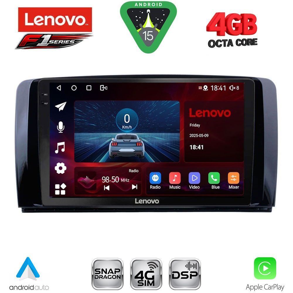 LENOVO SSQ 9422_CPA (9inc) MULTIMEDIA TABLET for MERCEDES R (W251) mod. 2006-2015 LENOVO SSQ 9422_CPA (9inc) MULTIMEDIA TABLET for MERCEDES R (W251) mod. 2006-2015