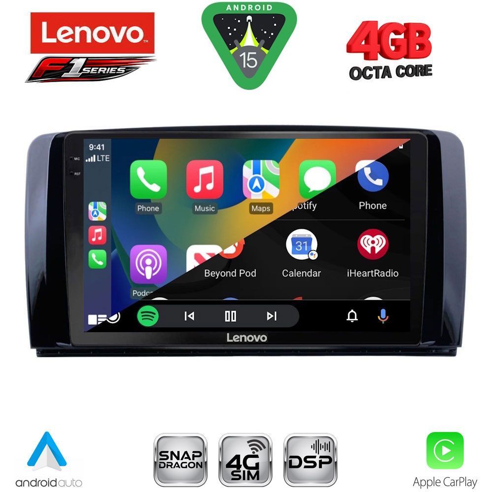 LENOVO SSQ 9422_CPA (9inc) MULTIMEDIA TABLET for MERCEDES R (W251) mod. 2006-2015 LENOVO SSQ 9422_CPA (9inc) MULTIMEDIA TABLET for MERCEDES R (W251) mod. 2006-2015