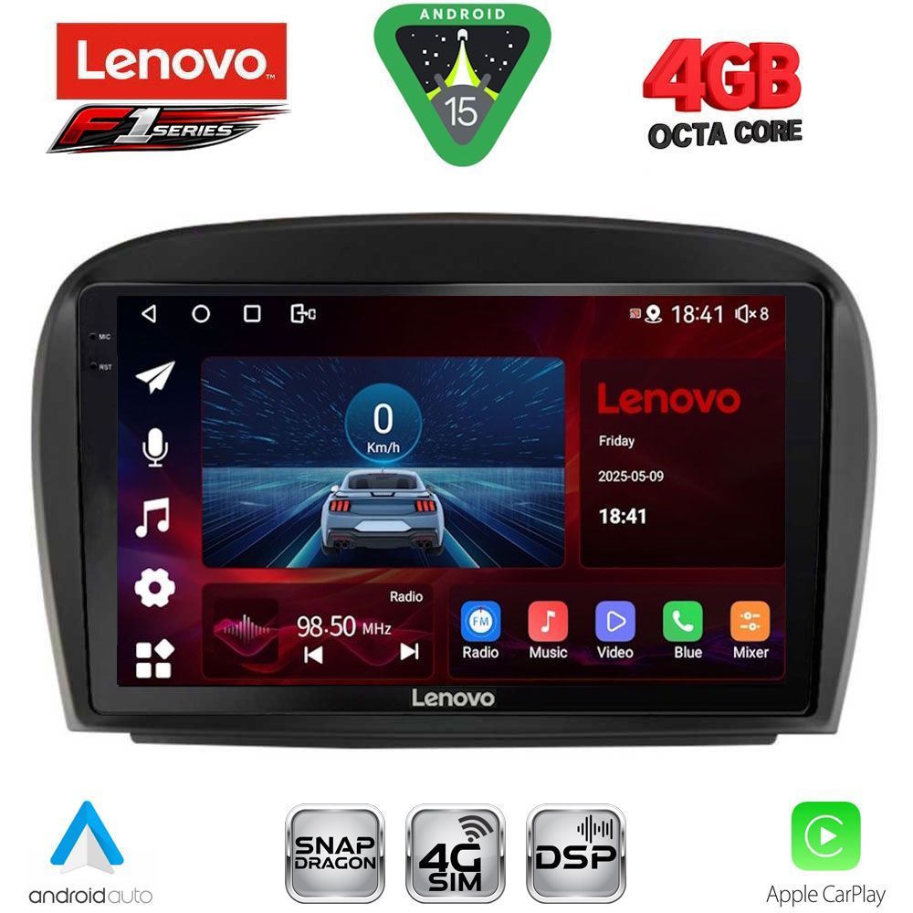 LENOVO SSQ 9427_CPA (9inc) MULTIMEDIA TABLET for MERCEDES SL (R230) FACELIFT mod. 2006-2012 LENOVO SSQ 9427_CPA (9inc) MULTIMEDIA TABLET for MERCEDES SL (R230) FACELIFT mod. 2006-2012