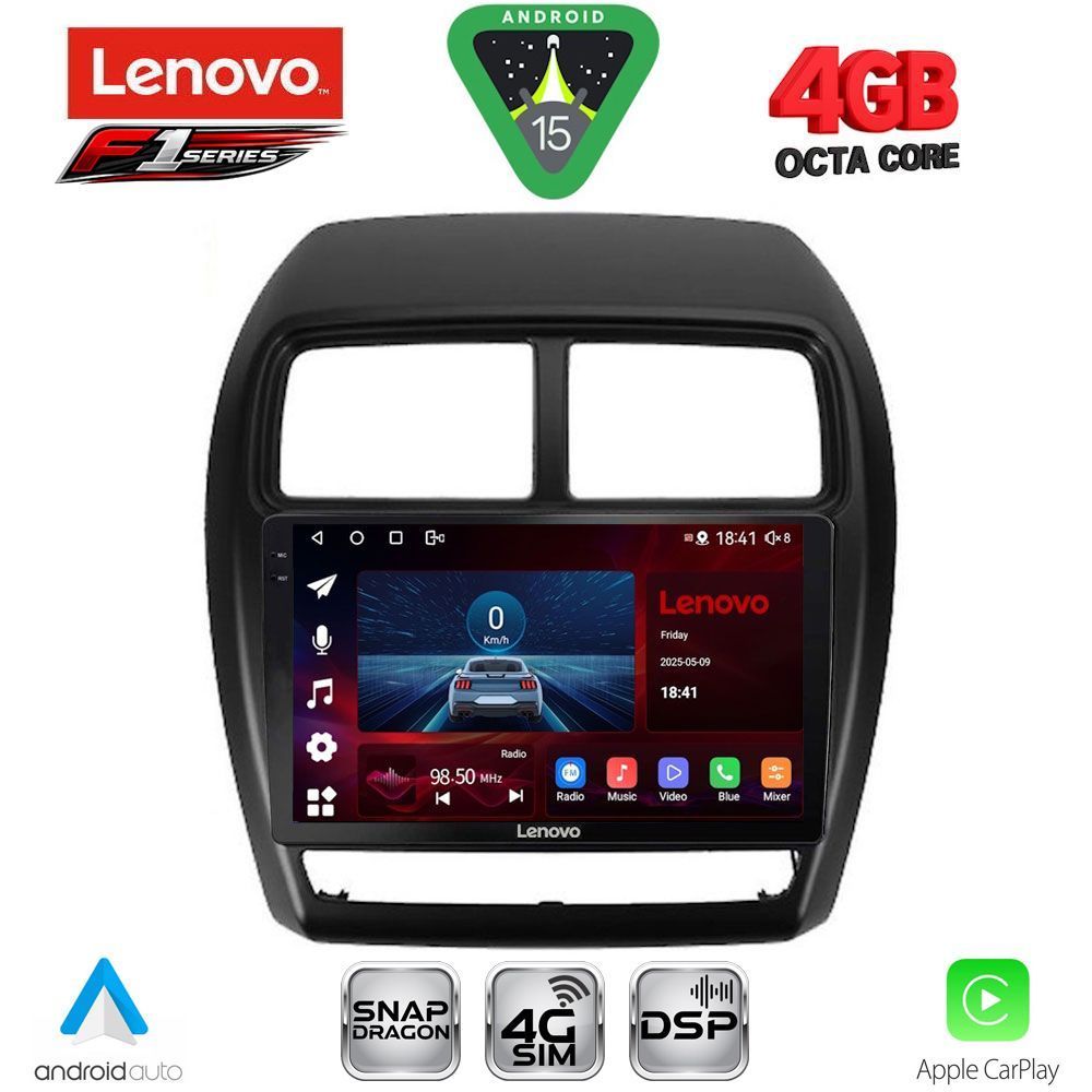 LENOVO SSQ 9431_CPA (9inc) MULTIMEDIA TABLET for MITSUBISHI ASX mod. 2020-2023 LENOVO SSQ 9431_CPA (9inc) MULTIMEDIA TABLET for MITSUBISHI ASX mod. 2020-2023