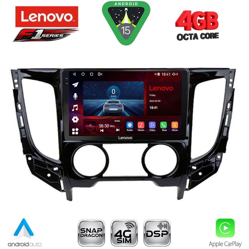 LENOVO SSQ 9437_CPA A/C (9inc) MULTIMEDIA TABLET for MITSUBISHI L200 mod. 2015-2019 with A/C LENOVO SSQ 9437_CPA A/C (9inc) MULTIMEDIA TABLET for MITSUBISHI L200 mod. 2015-2019 with A/C