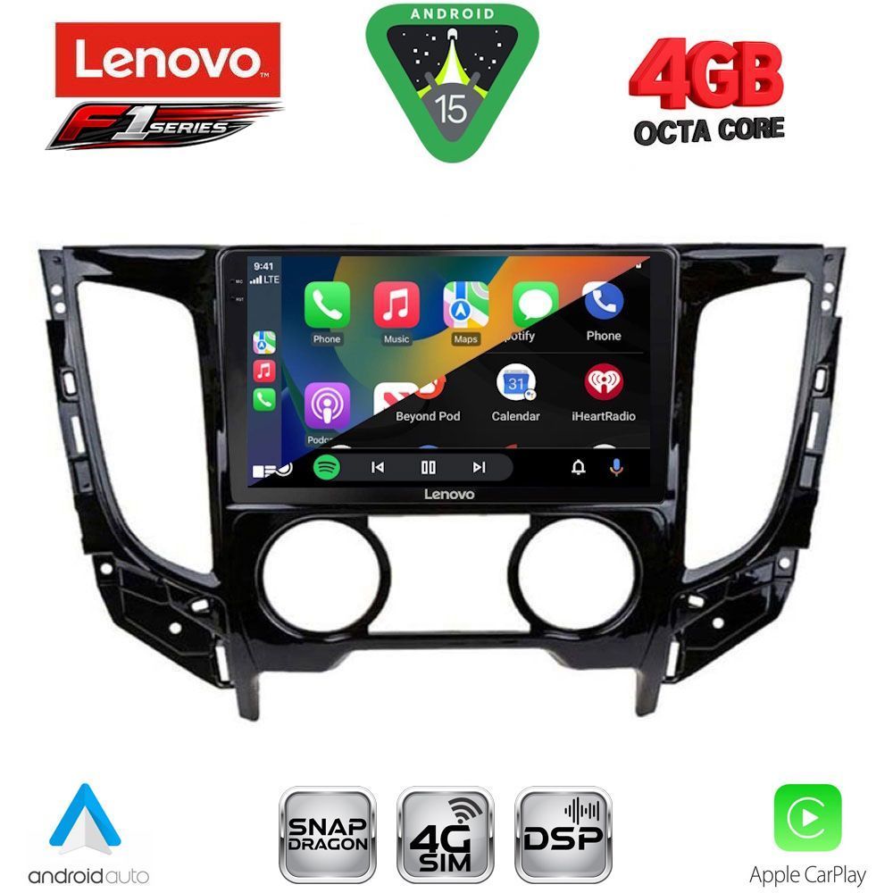 LENOVO SSQ 9437_CPA A/C (9inc) MULTIMEDIA TABLET for MITSUBISHI L200 mod. 2015-2019 with A/C LENOVO SSQ 9437_CPA A/C (9inc) MULTIMEDIA TABLET for MITSUBISHI L200 mod. 2015-2019 with A/C