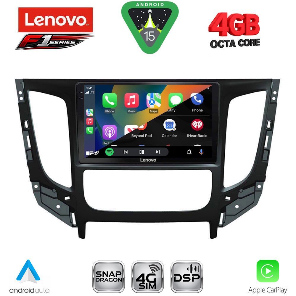 LENOVO SSQ 9437_CPA CLIMA (9inc) MULTIMEDIA TABLET for MITSUBISHI L200 mod. 2015-2019 with CLIMA LENOVO SSQ 9437_CPA CLIMA (9inc) MULTIMEDIA TABLET for MITSUBISHI L200 mod. 2015-2019 with CLIMA
