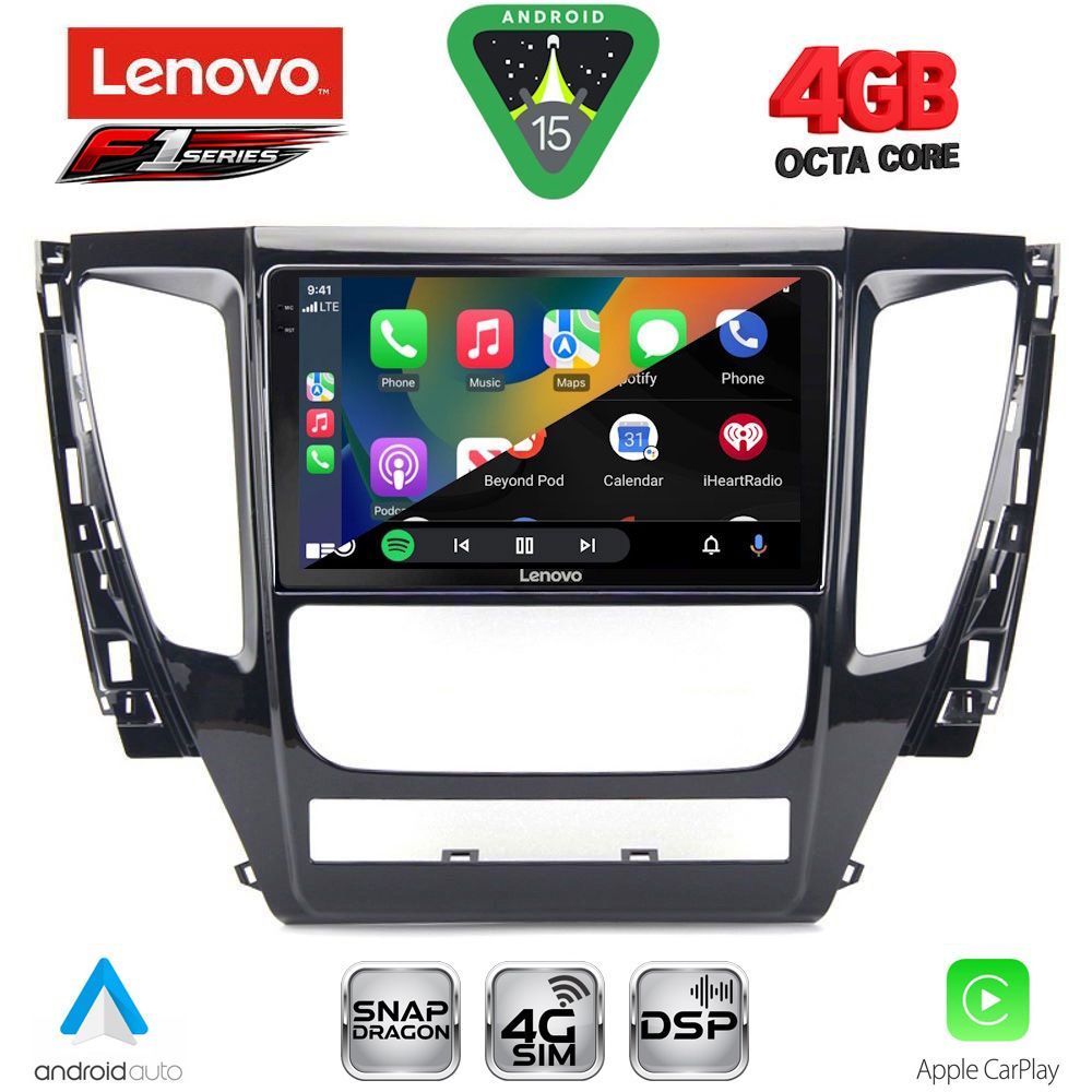 LENOVO SSQ 9447A_CPA (9inc) MULTIMEDIA TABLET for MITSUBISHI PAJERO mod. 2013-2020 LENOVO SSQ 9447A_CPA (9inc) MULTIMEDIA TABLET for MITSUBISHI PAJERO mod. 2013-2020