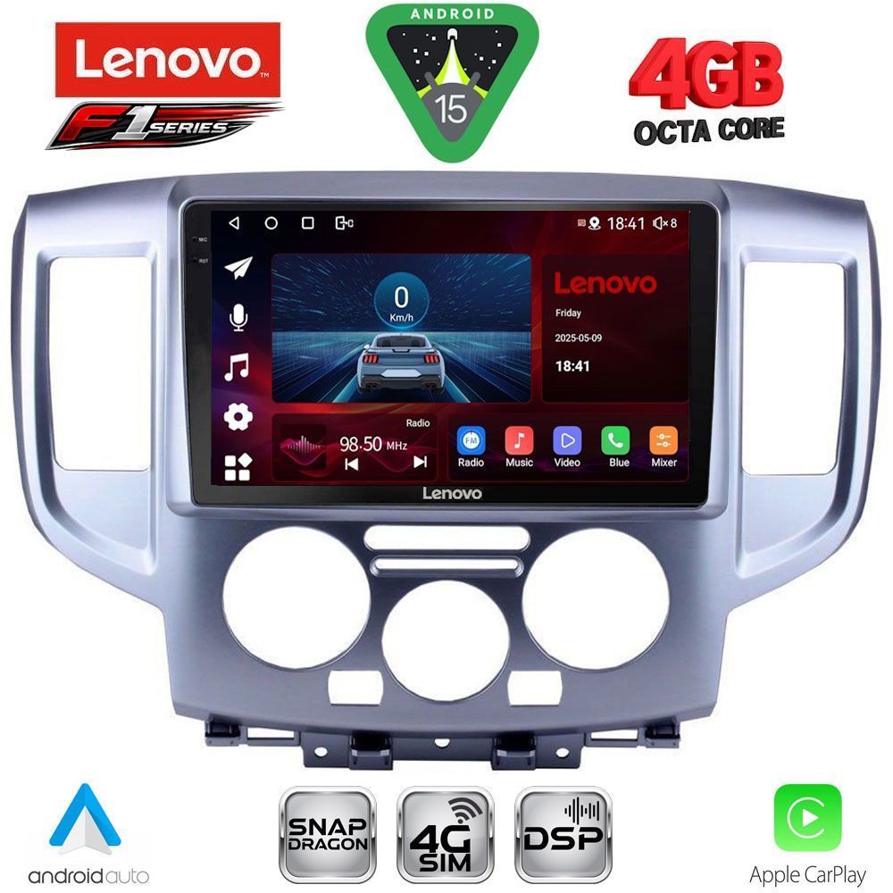 LENOVO SSQ 9458SL_CPA (9inc) MULTIMEDIA TABLET for NISSAN NV 200 mod. 2009-2020 (SILVER) LENOVO SSQ 9458SL_CPA (9inc) MULTIMEDIA TABLET for NISSAN NV 200 mod. 2009-2020 (SILVER)