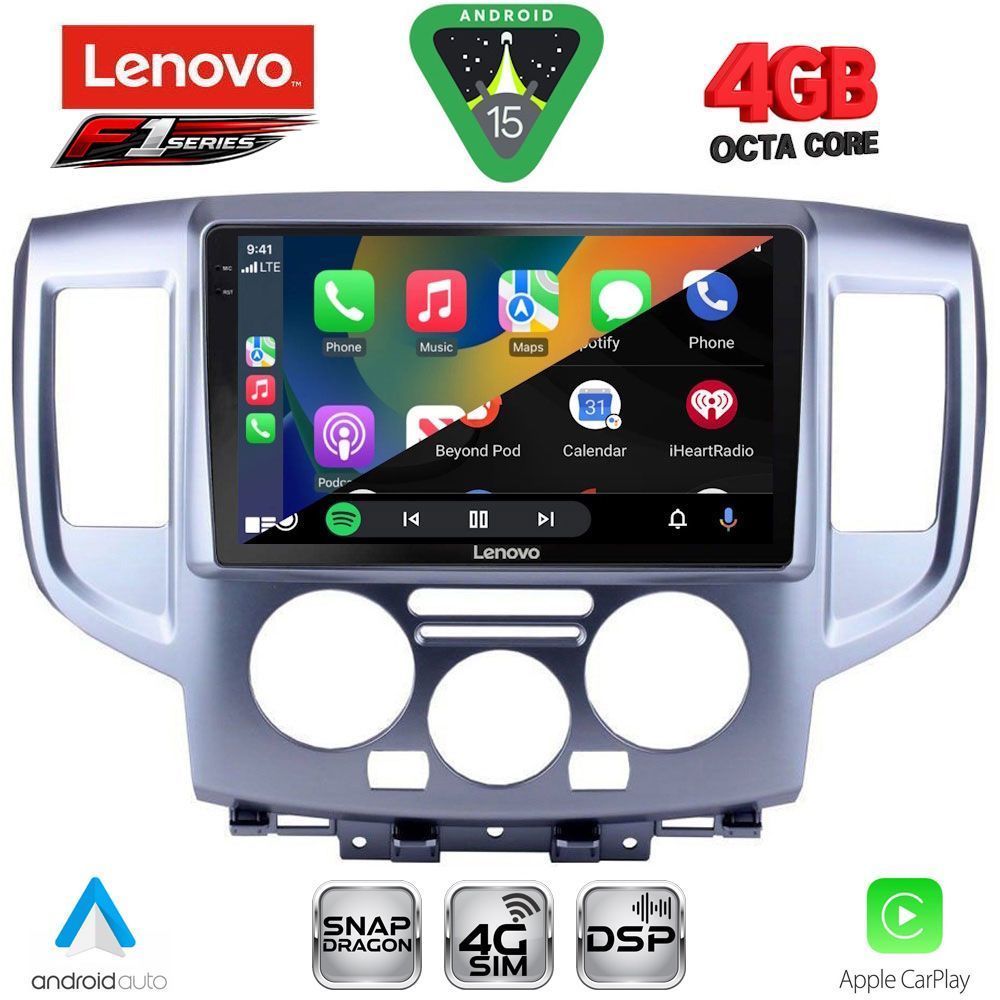 LENOVO SSQ 9458SL_CPA (9inc) MULTIMEDIA TABLET for NISSAN NV 200 mod. 2009-2020 (SILVER) LENOVO SSQ 9458SL_CPA (9inc) MULTIMEDIA TABLET for NISSAN NV 200 mod. 2009-2020 (SILVER)