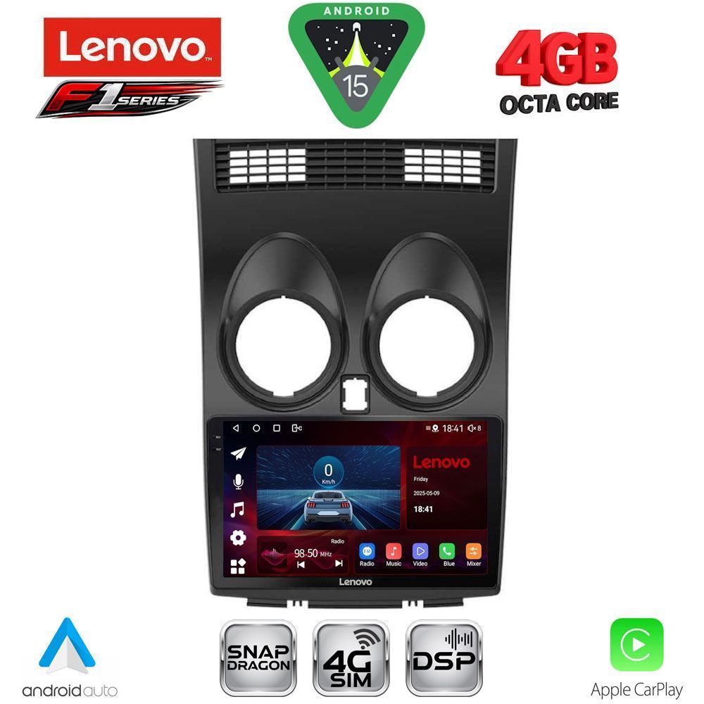 LENOVO SSQ 9466_CPA (9inc) MULTIMEDIA TABLET for NISSAN QASHQAI mod. 2007-2014 LENOVO SSQ 9466_CPA (9inc) MULTIMEDIA TABLET for NISSAN QASHQAI mod. 2007-2014