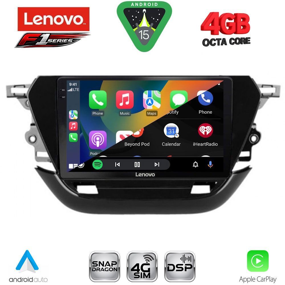 LENOVO SSQ 9487_CPA (9inc) MULTIMEDIA TABLET for OPEL CORSA F mod. 2019-2024 LENOVO SSQ 9487_CPA (9inc) MULTIMEDIA TABLET for OPEL CORSA F mod. 2019-2024
