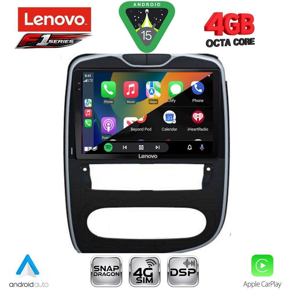 LENOVO SSQ 9545_CPA (10inc) MULTIMEDIA TABLET for RENAULT CLIO mod. 2016-2019 LENOVO SSQ 9545_CPA (10inc) MULTIMEDIA TABLET for RENAULT CLIO mod. 2016-2019