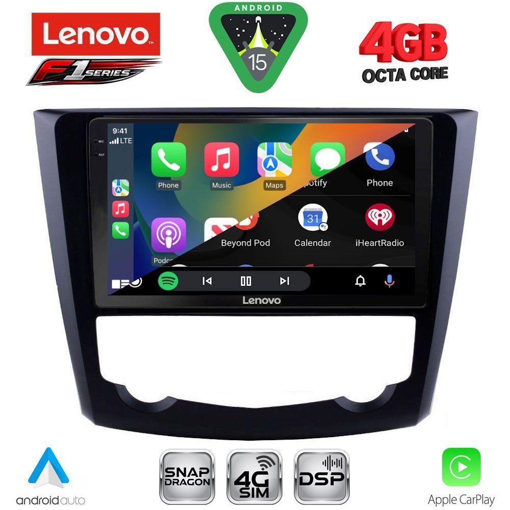 LENOVO SSQ 9549_CPA (9inc) MULTIMEDIA TABLET for RENAULT KADJAR mod. 2015-2025 LENOVO SSQ 9549_CPA (9inc) MULTIMEDIA TABLET for RENAULT KADJAR mod. 2015-2025