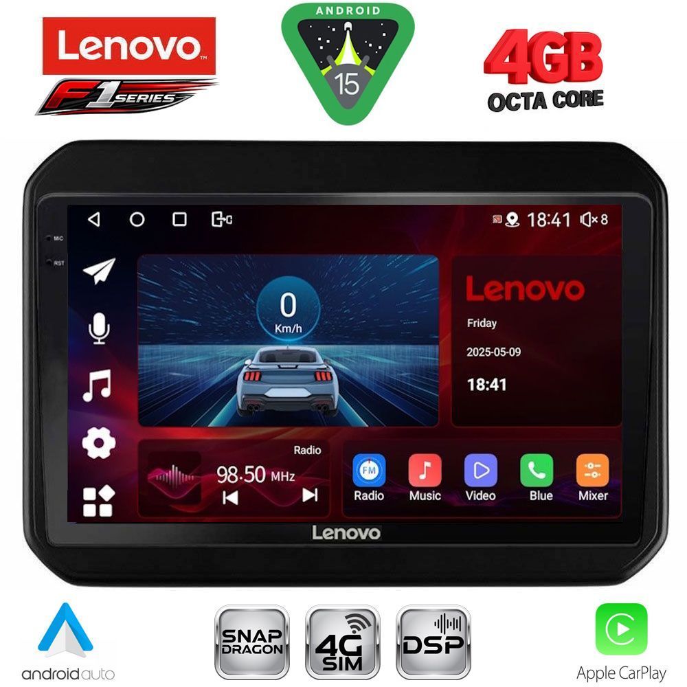 LENOVO SSQ 9676_CPA (9inc) MULTIMEDIA TABLET for SUZUKI IGNIS mod. 2016-2026 LENOVO SSQ 9676_CPA (9inc) MULTIMEDIA TABLET for SUZUKI IGNIS mod. 2016-2026