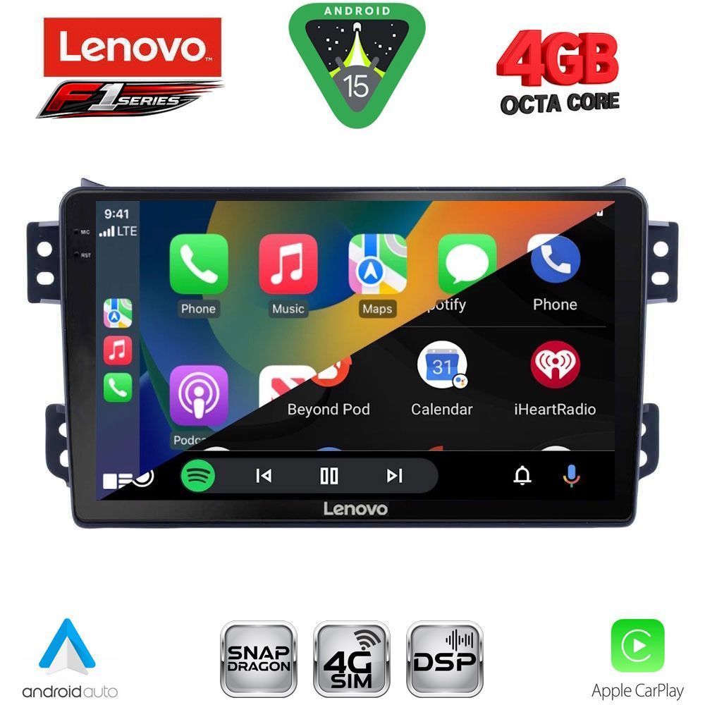 LENOVO SSQ 9682_CPA (9inc) MULTIMEDIA TABLET for OPEL AGILA - SUZUKI SPLASH mod. 2008-2018 LENOVO SSQ 9682_CPA (9inc) MULTIMEDIA TABLET for OPEL AGILA - SUZUKI SPLASH mod. 2008-2018