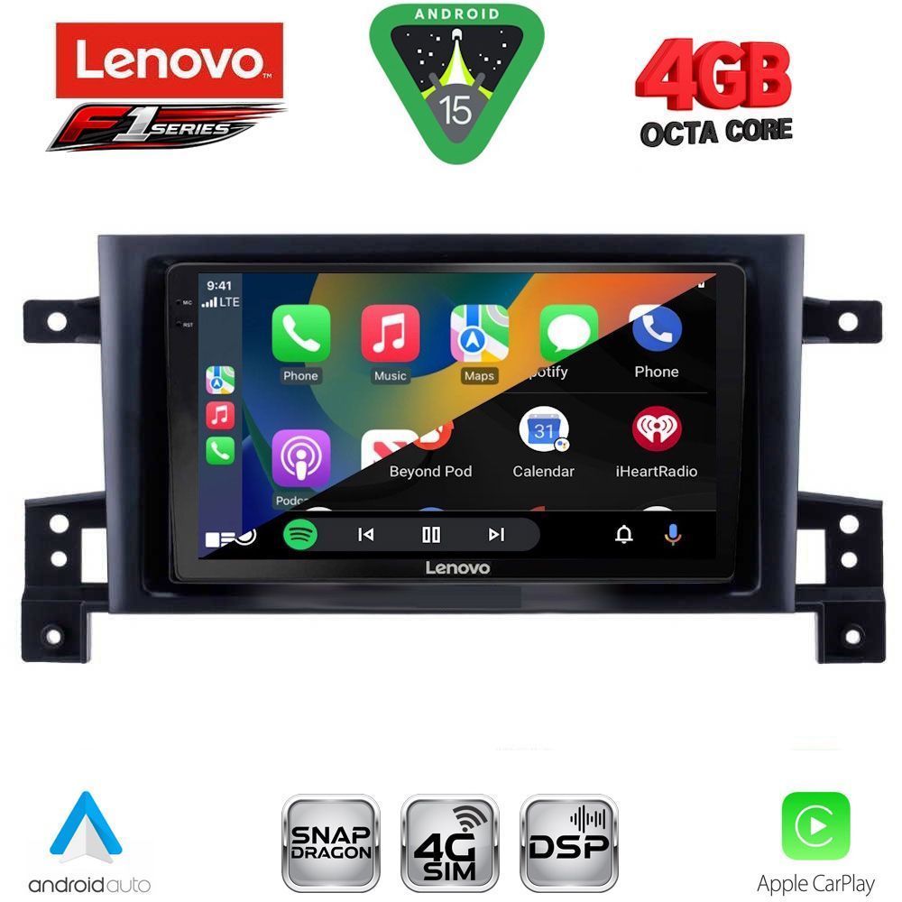 LENOVO SSQ 9696_CPA (9inc) MULTIMEDIA TABLET for SUZUKI GRAND VITARA mod. 2005-2015 LENOVO SSQ 9696_CPA (9inc) MULTIMEDIA TABLET for SUZUKI GRAND VITARA mod. 2005-2015