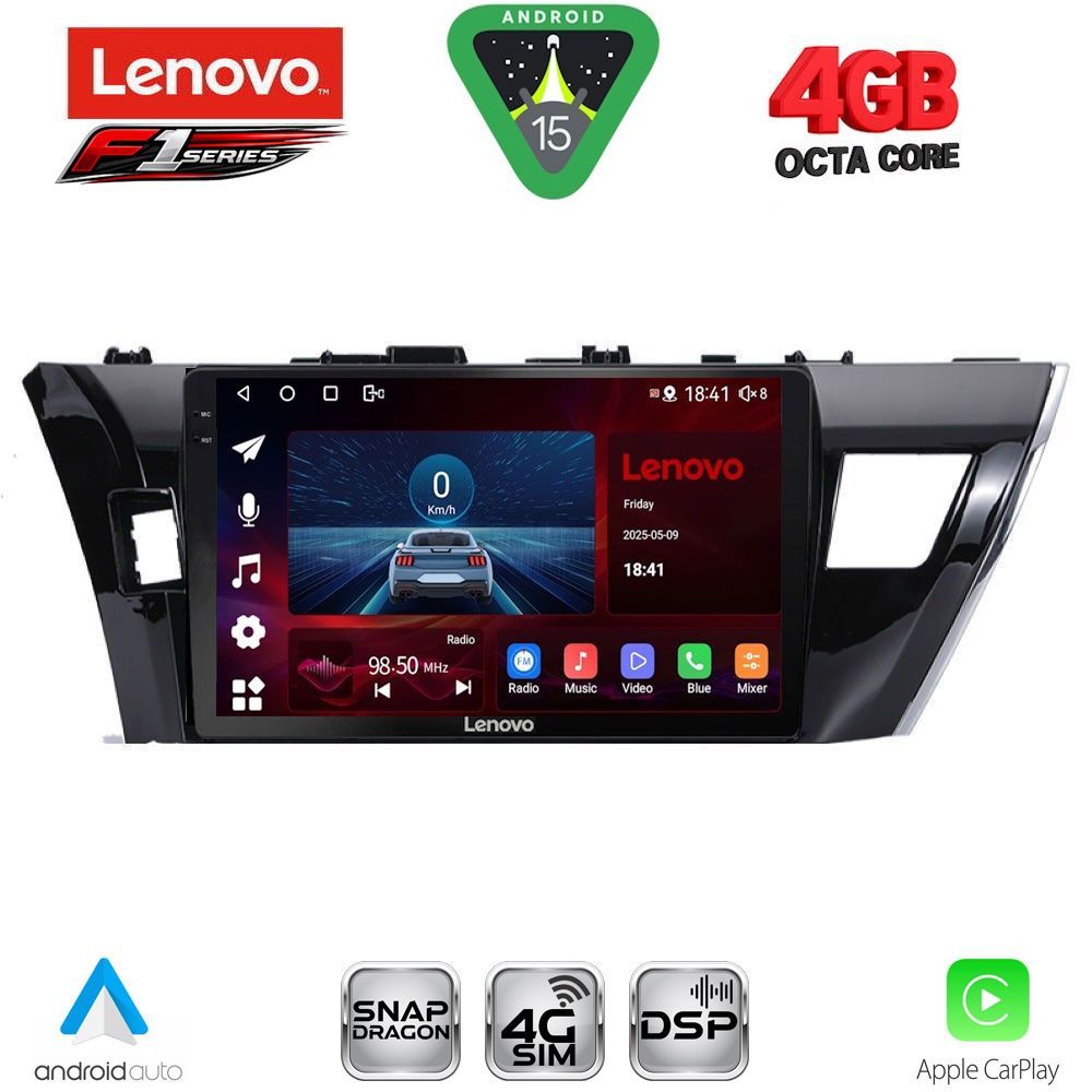 LENOVO SSQ 9714SM_CPA (10inc) MULTIMEDIA TABLET for TOYOTA COROLLA mod. 2013-2016 LENOVO SSQ 9714SM_CPA (10inc) MULTIMEDIA TABLET for TOYOTA COROLLA mod. 2013-2016