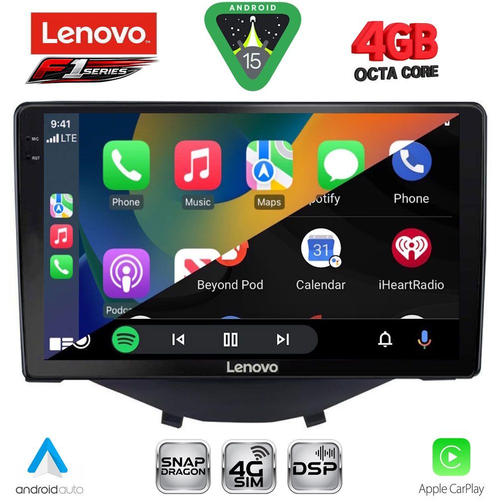 LENOVO SSQ 9715_CPA CLIMA-A/C (9inc) MULTIMEDIA TABLET for CITROEN C1-PEUGEOT 108-TOYOTA AYGO mod. 2014-2022 LENOVO SSQ 9715_CPA CLIMA-A/C (9inc) MULTIMEDIA TABLET for CITROEN C1-PEUGEOT 108-TOYOTA AYGO mod. 2014-2022