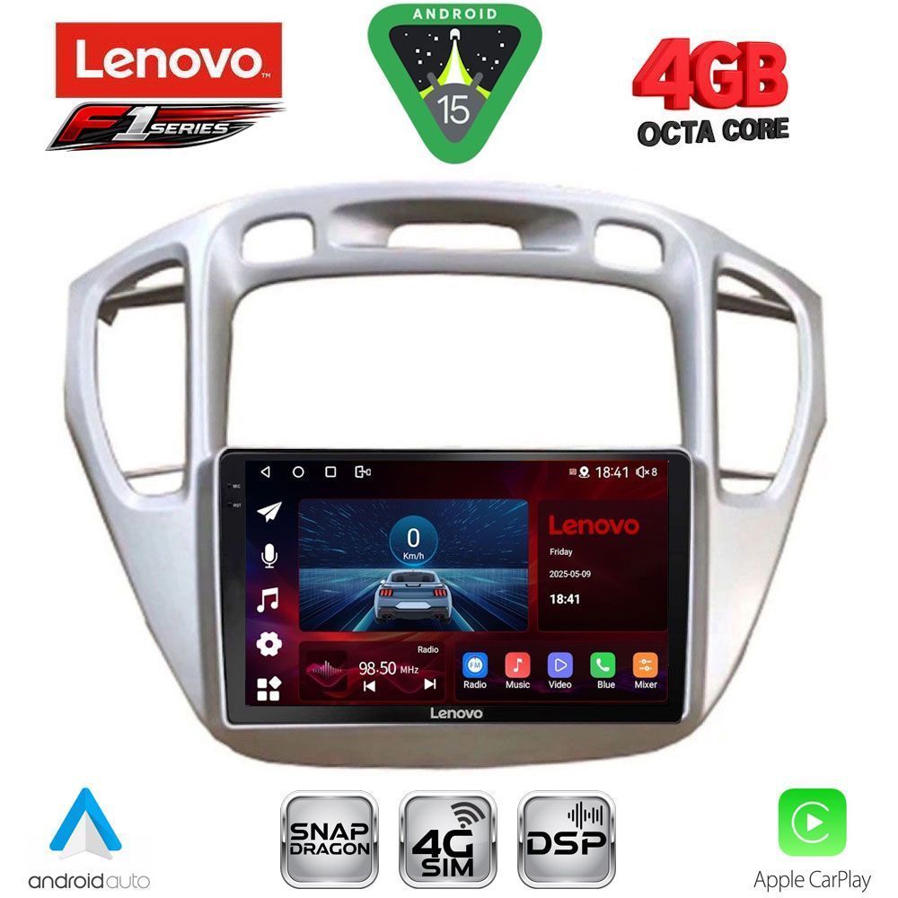 LENOVO SSQ 9718_CPA (9inc) MULTIMEDIA TABLET for TOYOTA HIGHLANDER mod. 2002-2009 LENOVO SSQ 9718_CPA (9inc) MULTIMEDIA TABLET for TOYOTA HIGHLANDER mod. 2002-2009