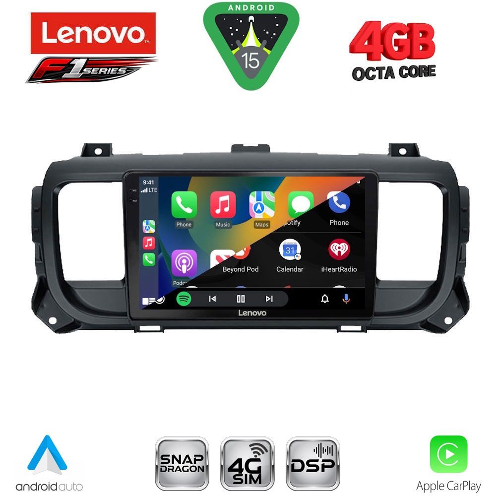 LENOVO SSQ 9729_CPA (9inc) MULTIMEDIA TABLET for CITROEN JUMPY-SPACETOURER – PEUGEOT EXPERT-TRAVELLER – TOYOTA PROACE mod. 2016-2026 LENOVO SSQ 9729_CPA (9inc) MULTIMEDIA TABLET for CITROEN JUMPY-SPACETOURER – PEUGEOT EXPERT-TRAVELLER – TOYOTA PROACE mod. 2016-2026
