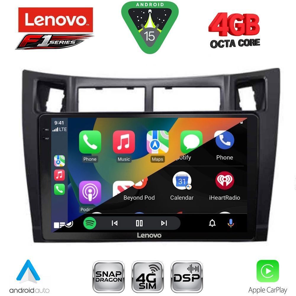 LENOVO SSQ 9736BL_CPA (9inc) MULTIMEDIA TABLET for TOYOTA YARIS mod. 2006-2011 (BLACK) LENOVO SSQ 9736BL_CPA (9inc) MULTIMEDIA TABLET for TOYOTA YARIS mod. 2006-2011 (BLACK)