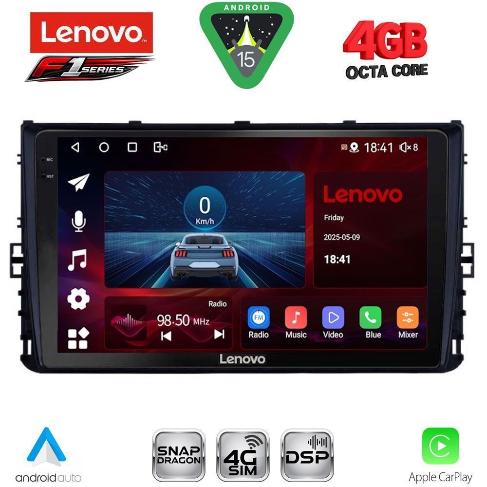 LENOVO SSQ 9758_CPA (9inc) MULTIMEDIA TABLET for VW POLO – TROC – TCROSS - TAIGO mod. 2017-2026 LENOVO SSQ 9758_CPA (9inc) MULTIMEDIA TABLET for VW POLO – TROC – TCROSS - TAIGO mod. 2017-2026