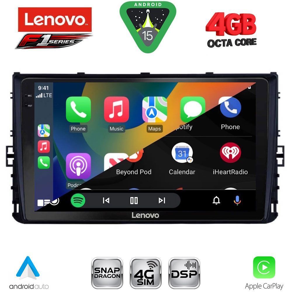 LENOVO SSQ 9758_CPA (9inc) MULTIMEDIA TABLET for VW POLO – TROC – TCROSS - TAIGO mod. 2017-2026 LENOVO SSQ 9758_CPA (9inc) MULTIMEDIA TABLET for VW POLO – TROC – TCROSS - TAIGO mod. 2017-2026