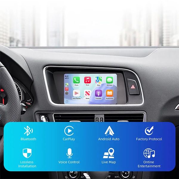 DIGITAL IQ AD 010W CPA (WIRELESS CARPLAY / ANDROID AUTO BOX with 2 CAMERA IN for AUDI A4 - A5 - Q5 mod. 2009-2017 with MMI 2G) DIGITAL IQ AD 010W CPA (WIRELESS CARPLAY / ANDROID AUTO BOX with 2 CAMERA IN for AUDI A4 - A5 - Q5 mod. 2009-2017 with MMI 2G)