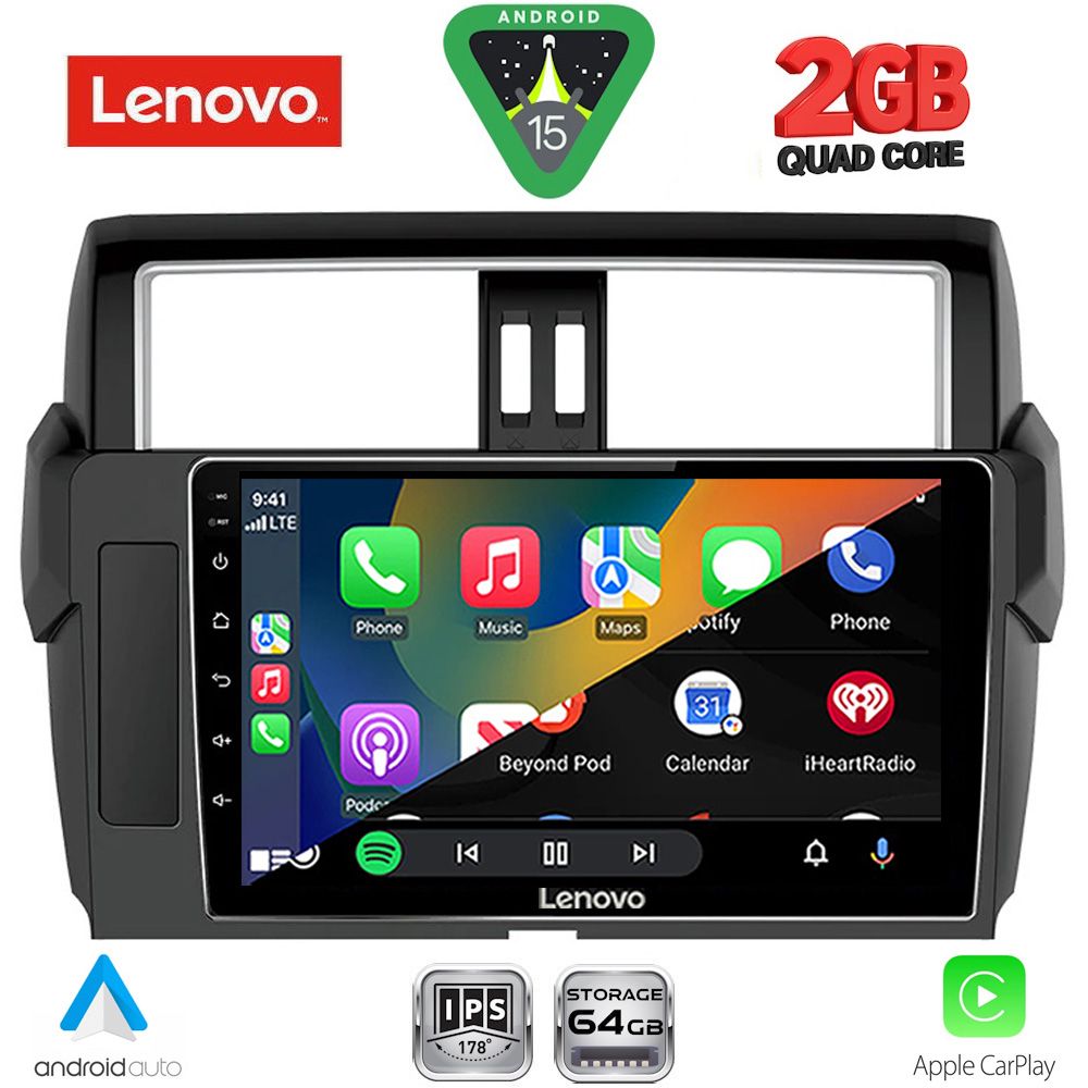 LENOVO LVD 2777_CPA (10inc) MULTIMEDIA TABLET for TOYOTA PRADO mod. 2014-2017 LENOVO LVD 2777_CPA (10inc) MULTIMEDIA TABLET for TOYOTA PRADO mod. 2014-2017