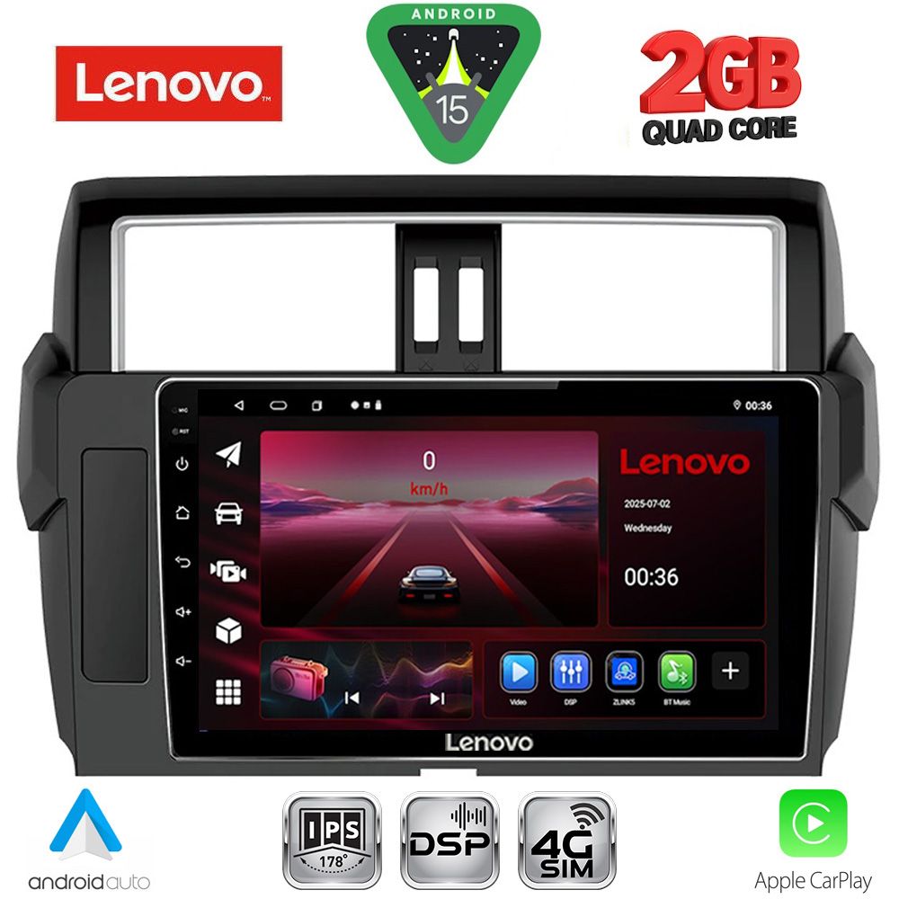 LENOVO LVF 5777_CPA (10inc) MULTIMEDIA TABLET for TOYOTA PRADO mod. 2014-2017 LENOVO LVF 5777_CPA (10inc) MULTIMEDIA TABLET for TOYOTA PRADO mod. 2014-2017