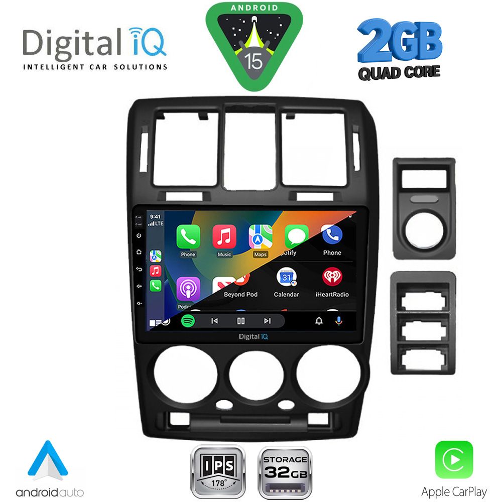 DIGITAL IQ RSD 1222BL_CPA (9inc) MULTIMEDIA TABLET for HYUNDAI GETZ mod. 2002-2011 (BLACK) DIGITAL IQ RSD 1222BL_CPA (9inc) MULTIMEDIA TABLET for HYUNDAI GETZ mod. 2002-2011 (BLACK)
