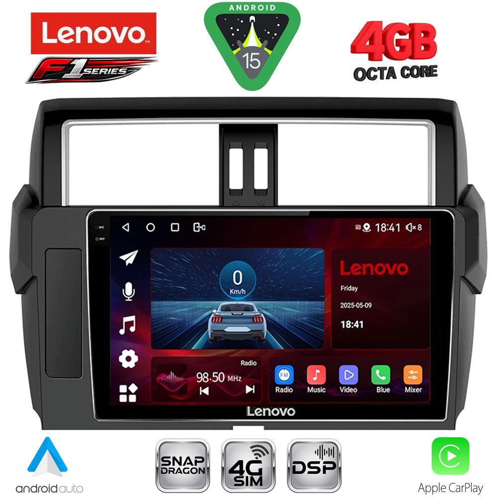 LENOVO SSQ 9777_CPA (10inc) MULTIMEDIA TABLET for TOYOTA PRADO mod. 2014-2017 LENOVO SSQ 9777_CPA (10inc) MULTIMEDIA TABLET for TOYOTA PRADO mod. 2014-2017