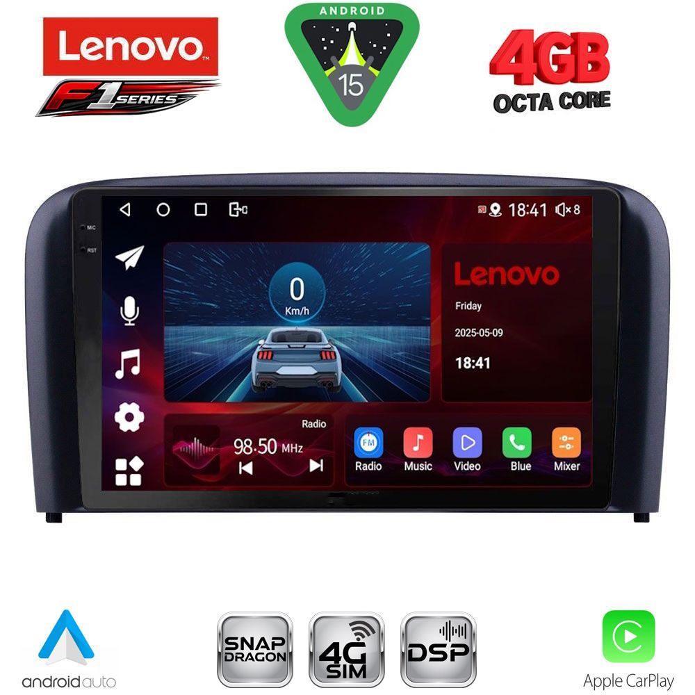 LENOVO SSQ 9786_CPA (9inc) MULTIMEDIA TABLET for VOLVO S80 mod. 1998-2006 LENOVO SSQ 9786_CPA (9inc) MULTIMEDIA TABLET for VOLVO S80 mod. 1998-2006