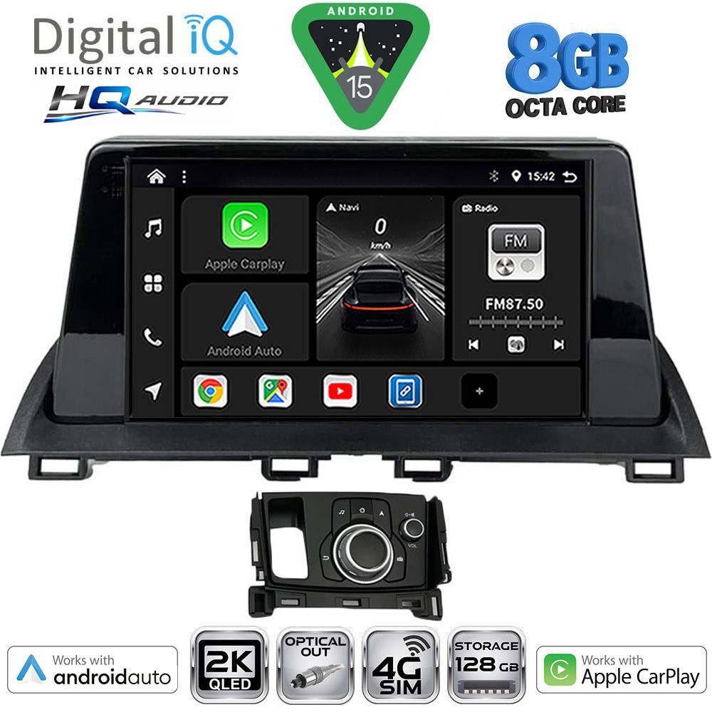 DIGITAL IQ BXK 20386_CPAA (9inc) MULTIMEDIA TABLET for MAZDA CX4 mod. 2016-2025 DIGITAL IQ BXK 20386_CPAA (9inc) MULTIMEDIA TABLET for MAZDA CX4 mod. 2016-2025