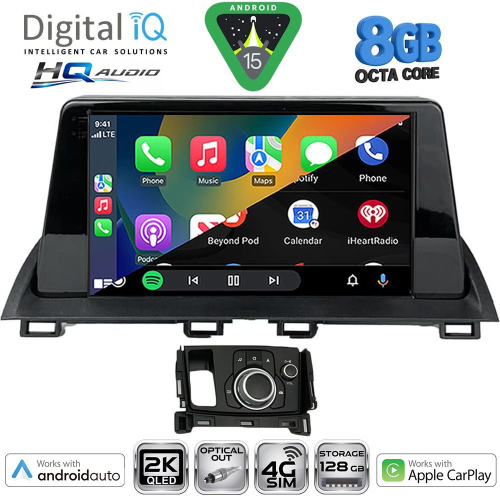 DIGITAL IQ BXK 20386_CPAA (9inc) MULTIMEDIA TABLET for MAZDA CX4 mod. 2016-2025 DIGITAL IQ BXK 20386_CPAA (9inc) MULTIMEDIA TABLET for MAZDA CX4 mod. 2016-2025