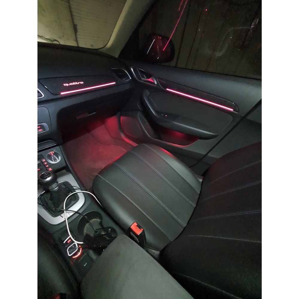 DIQ AMBIENT AUDI Q3 (8U) DYN (Digital iQ Ambient Light for Audi Q3 mod. 2011-2018 with 19 Lights, Carbon Look) DIQ AMBIENT AUDI Q3 (8U) DYN (Digital iQ Ambient Light for Audi Q3 mod. 2011-2018 with 19 Lights, Carbon Look)