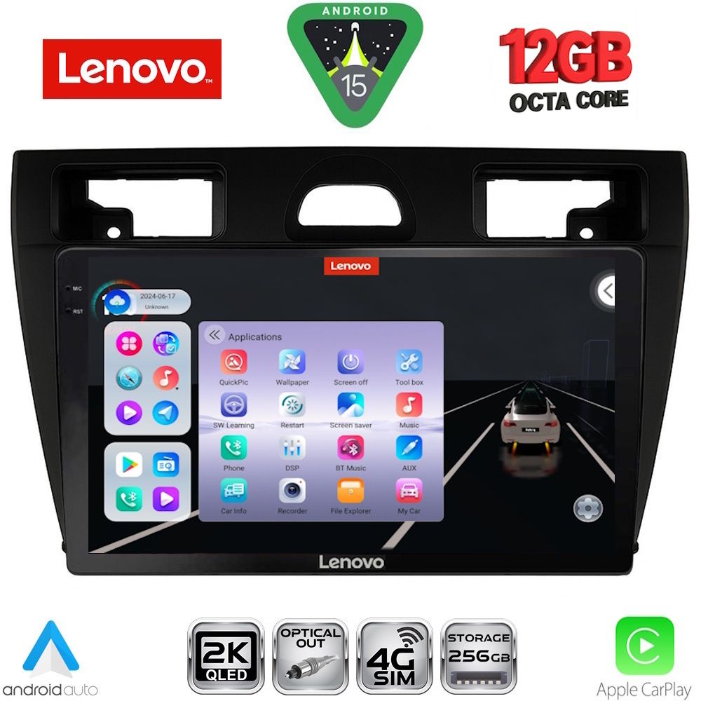 LENOVO SSZ 12153BL_CPA (9inc) MULTIMEDIA TABLET for FORD FIESTA mod. 2005-2008 (BLACK) LENOVO SSZ 12153BL_CPA (9inc) MULTIMEDIA TABLET for FORD FIESTA mod. 2005-2008 (BLACK)