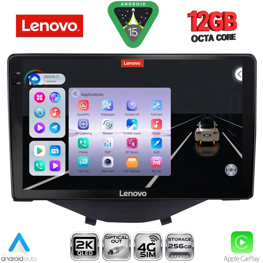 LENOVO SSZ 12715_CPA CLIMA-A/C (9inc) MULTIMEDIA TABLET for CITROEN C1-PEUGEOT 108-TOYOTA AYGO mod. 2014-2022 LENOVO SSZ 12715_CPA CLIMA-A/C (9inc) MULTIMEDIA TABLET for CITROEN C1-PEUGEOT 108-TOYOTA AYGO mod. 2014-2022