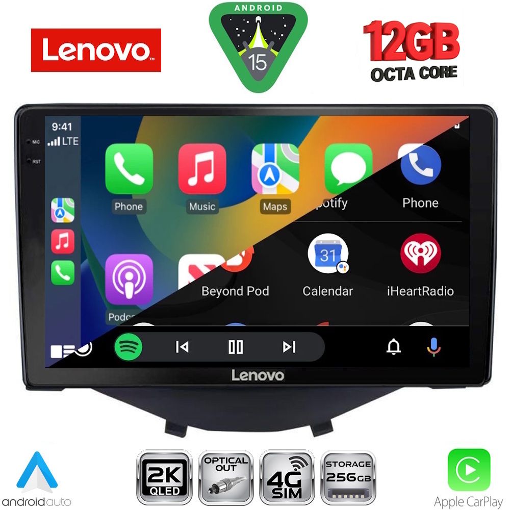 LENOVO SSZ 12715_CPA CLIMA-A/C (9inc) MULTIMEDIA TABLET for CITROEN C1-PEUGEOT 108-TOYOTA AYGO mod. 2014-2022 LENOVO SSZ 12715_CPA CLIMA-A/C (9inc) MULTIMEDIA TABLET for CITROEN C1-PEUGEOT 108-TOYOTA AYGO mod. 2014-2022