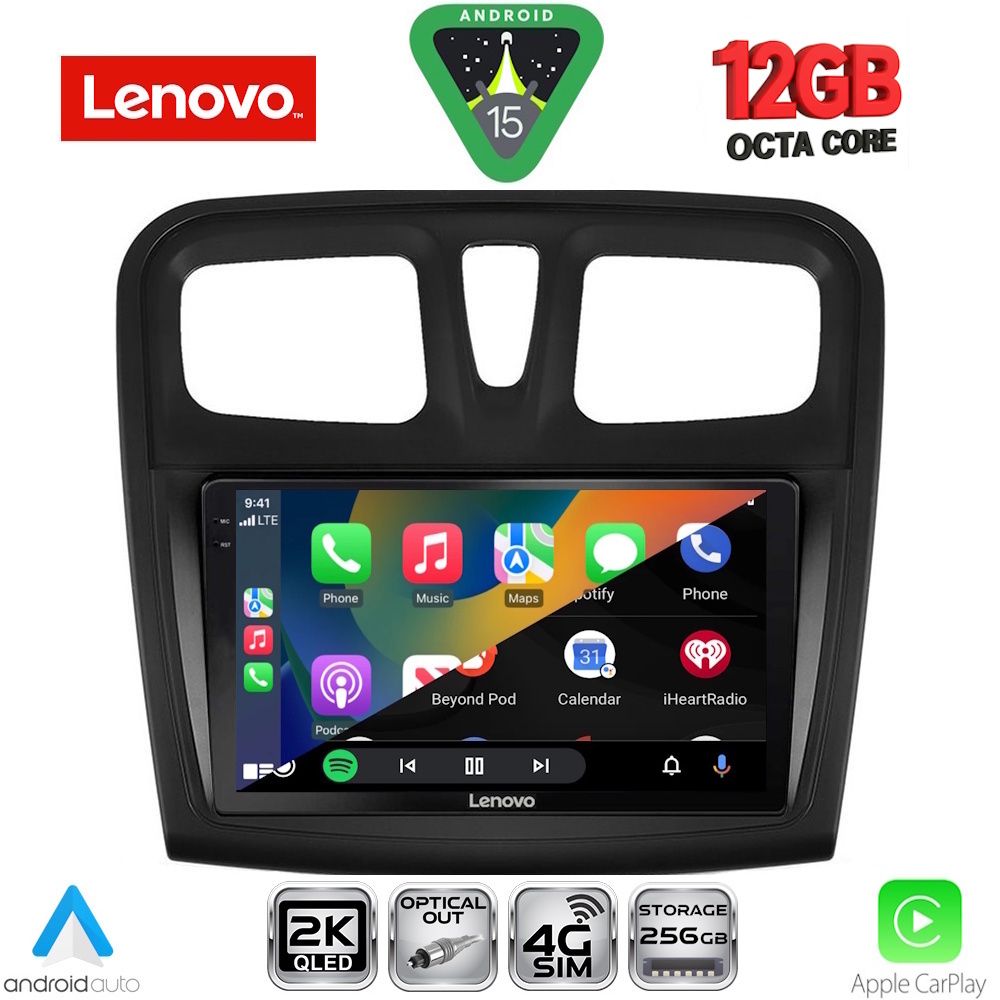 LENOVO SSZ 12108SQ_CPA (9inc) MULTIMEDIA TABLET for DACIA LOGAN – SANDERO mod. 2012-2019 LENOVO SSZ 12108SQ_CPA (9inc) MULTIMEDIA TABLET for DACIA LOGAN – SANDERO mod. 2012-2019
